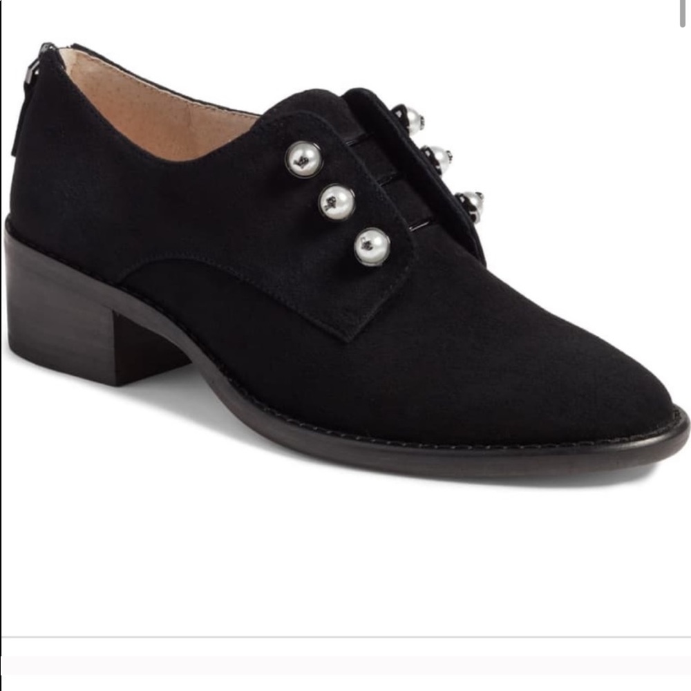 Louise et Cie pearl embellished Oxford loafers